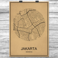 Jakarta - Retro Bykart - Brun