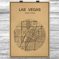 Las Vegas - Retro Bykart - Brun