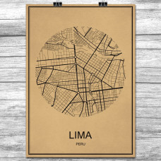 Lima - Retro Bykart - Brun