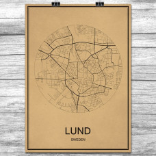 Lund - Retro Bykart - Brun