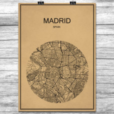 Madrid - Retro Bykart - Brun
