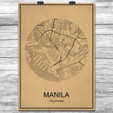 Manila - Retro Bykart - Brun
