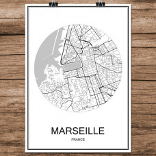 Marseille - Minimalist Bykart - Hvit