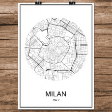 Milano - Milan - Minimalist Bykart - Hvit