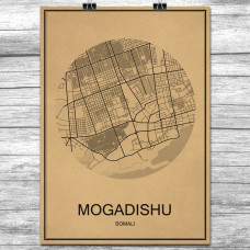 Mogadishu - Retro Bykart - Brun