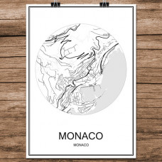 Monaco - Minimalist Bykart - Hvit