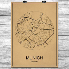 Munich - Munchen - Retro Bykart - Brun