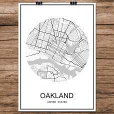 Oakland - Minimalist Bykart - Hvit