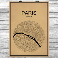 Paris - Retro Bykart - Brun