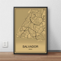Salvador - Retro Bykart - Brun Rektangel